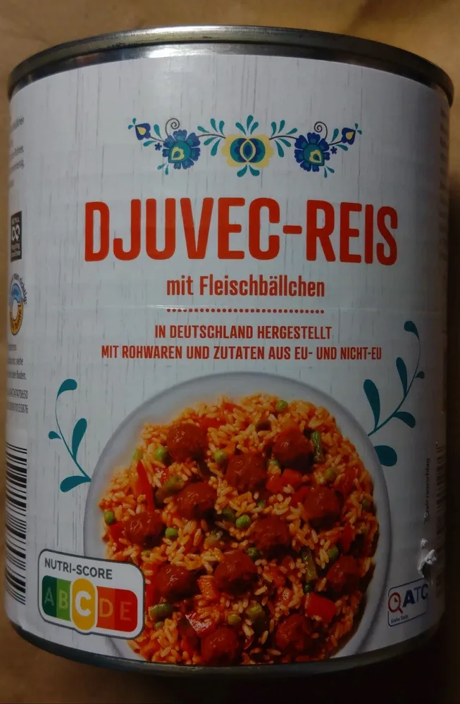 Djuvec-Reis mit Fleischbällchen