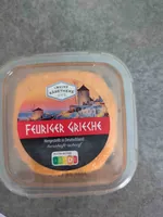 ALDI Mediterrane Käsecreme Feuriger Grieche 100g 1.69€ 1kg 16.90€