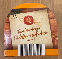 Nürnberger Oblaten-Lebkuchen glasiert
