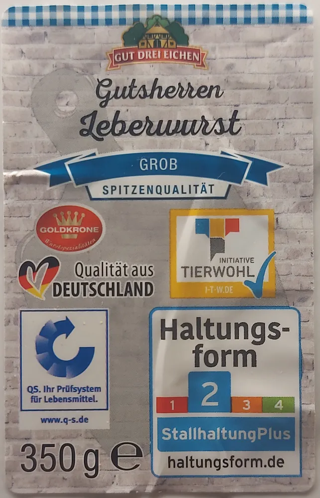 Gutsherren Leberwurst, grob