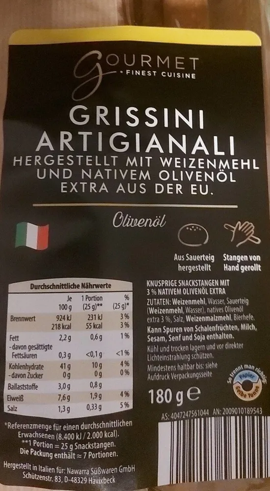 Grissini artigianali