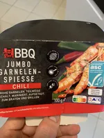 BBQ Jumbo Garnelenspieße Chili