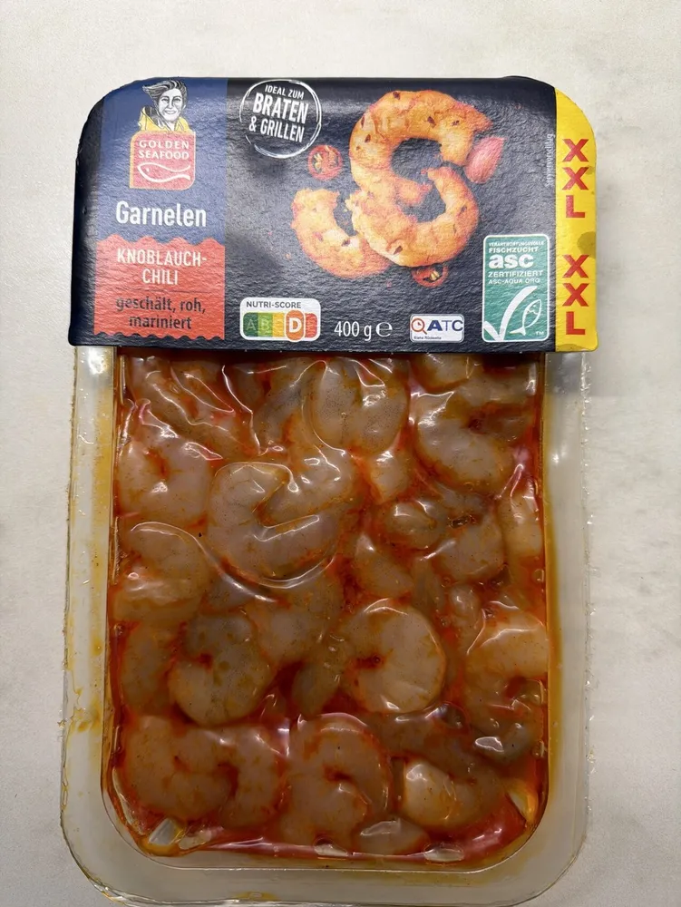 Garnelen Knoblauch-Chilli