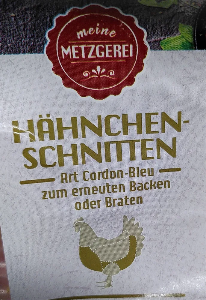 Hähnchenschnitten nach Art Cordon  bleu