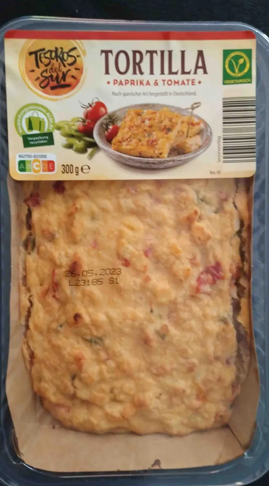 Tortilla Paprika & Tomate