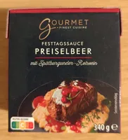 ALDI GOURMET FINEST CUISINE Festtagesauce Preiselbeer - Gourmet Finest Cuisine - 340g