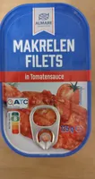 Makrelenfilets in Tomatensauce
