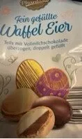 gefüllte Waffel Eier