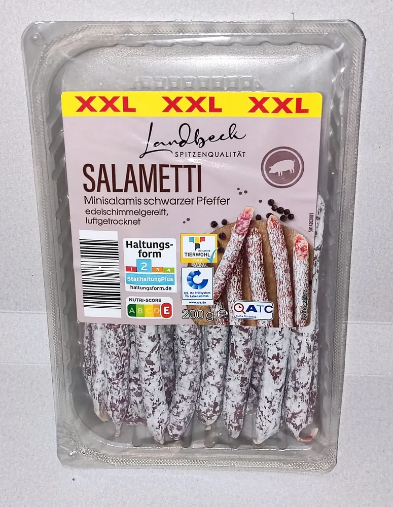 Salametti Minisalamis XXL - Schwarzer Pfeffer