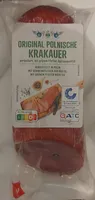 Original Polnische Krakauer, geräuchert, mit grünem Pfeffer