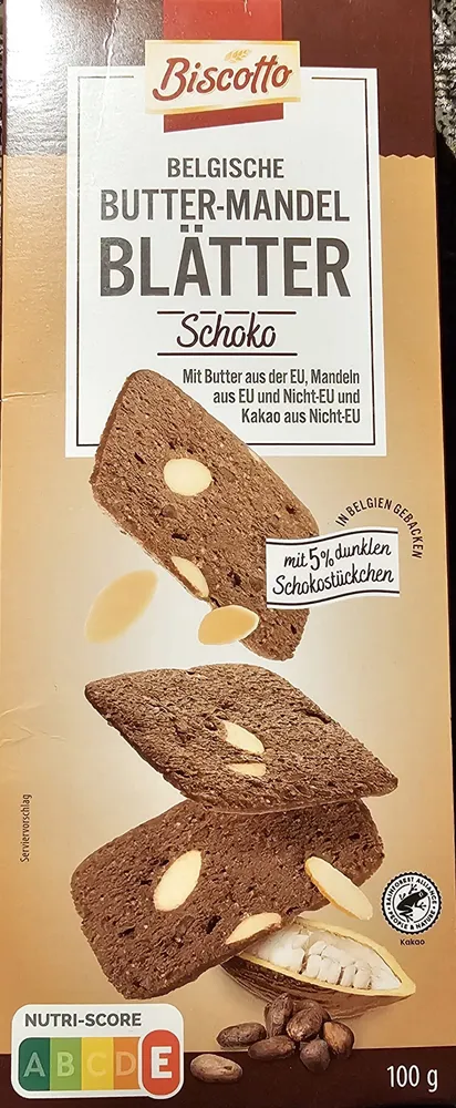 Butter-Mandel Blätter
