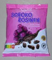 ALDI Château Schoko-Rosinen 200g 1.29€ 1kg 6.45€