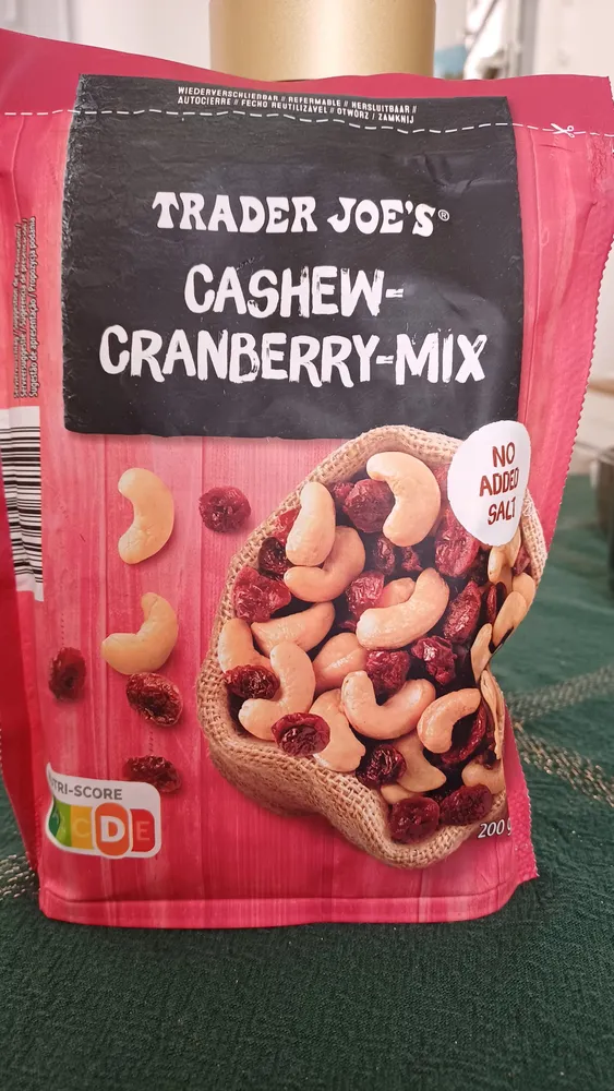 Cashewnoten cranberry mix