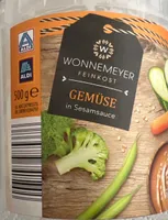 Gemüse in Sesamsauce