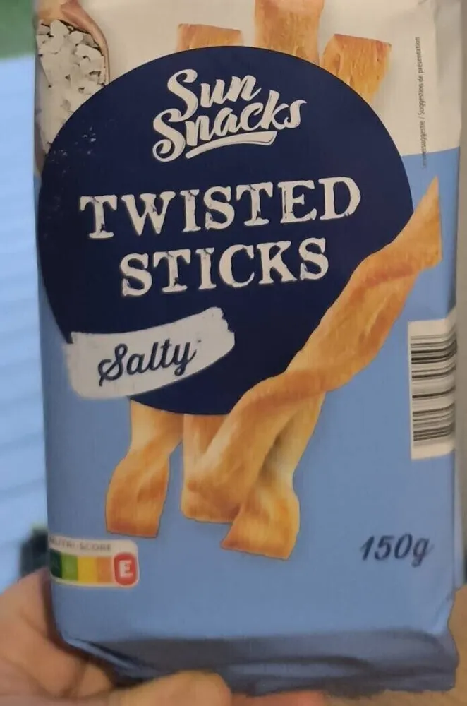 Sun Snacks TWISTED STICKS Salty NUTRI-SCORE ABCDE