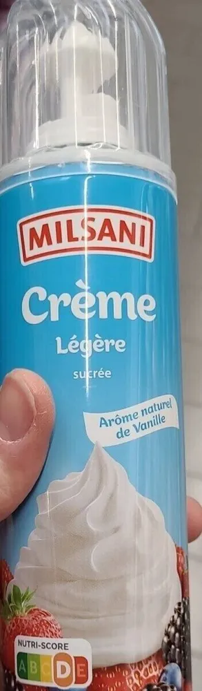 Crème Légère sucrée
