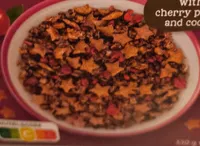 Crunchy muesli cherry cocoa