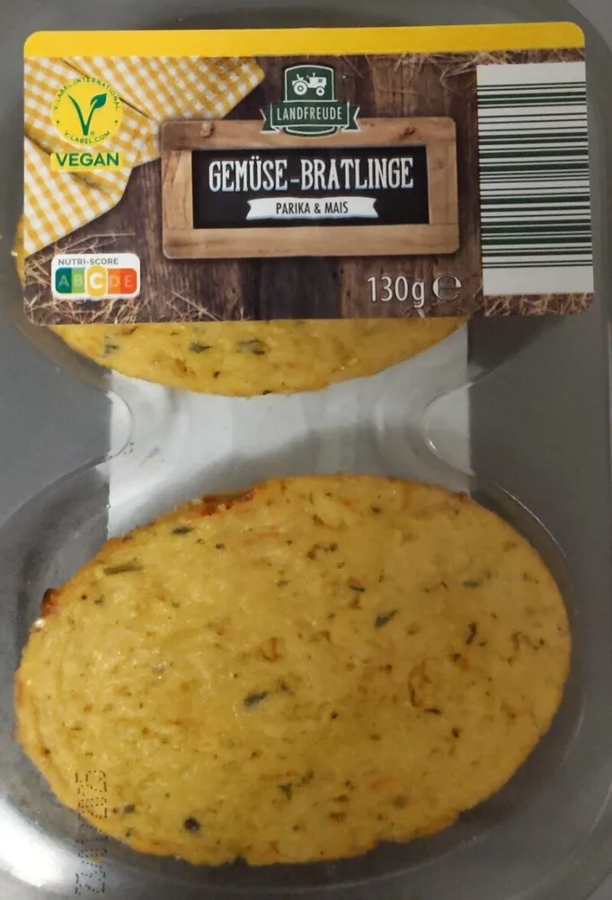 Gemüse-Bratlinge - Paprika & Mais
