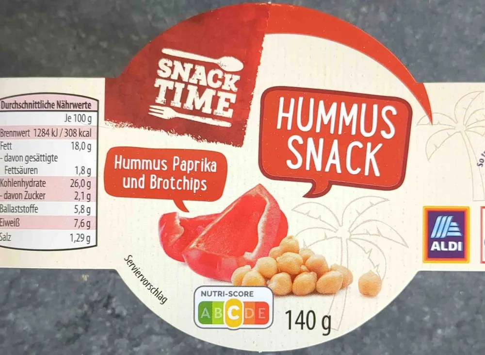 Hummus Snack Paprika