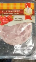 Fleischpastete mit fruchtigen Paprika