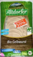 Bio Gelbwurst