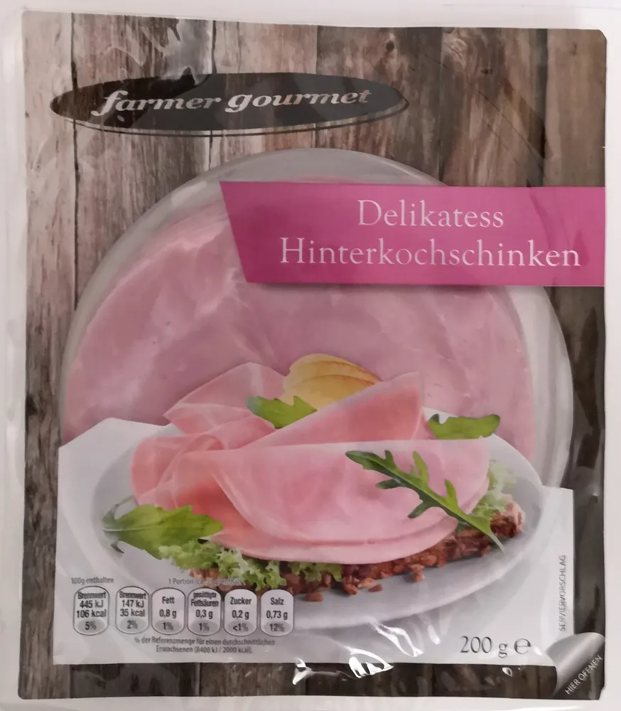 farmer gourmet Delikatess Hinterkochschinken