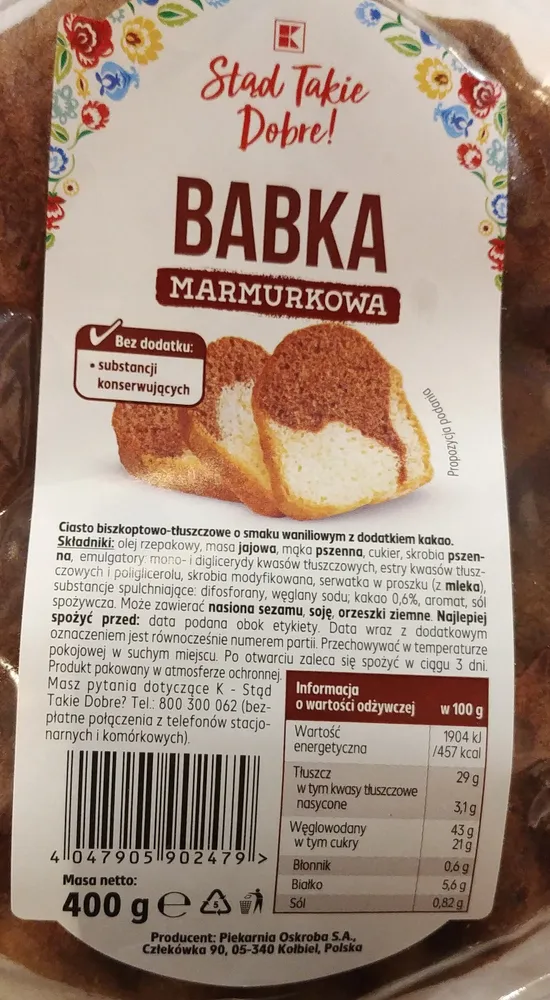 Babka marmurkowa
