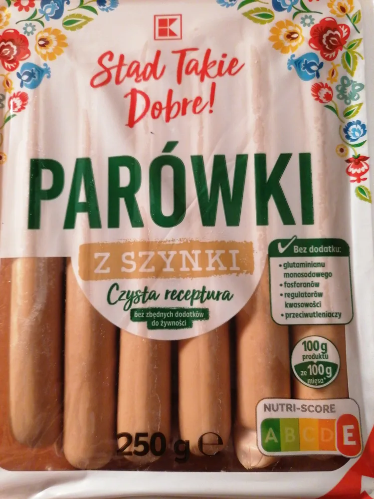 Parówki z szynki