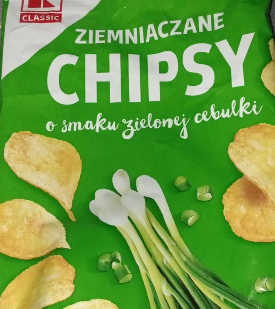K-classic Chipsy o smaku zielonej cebulki