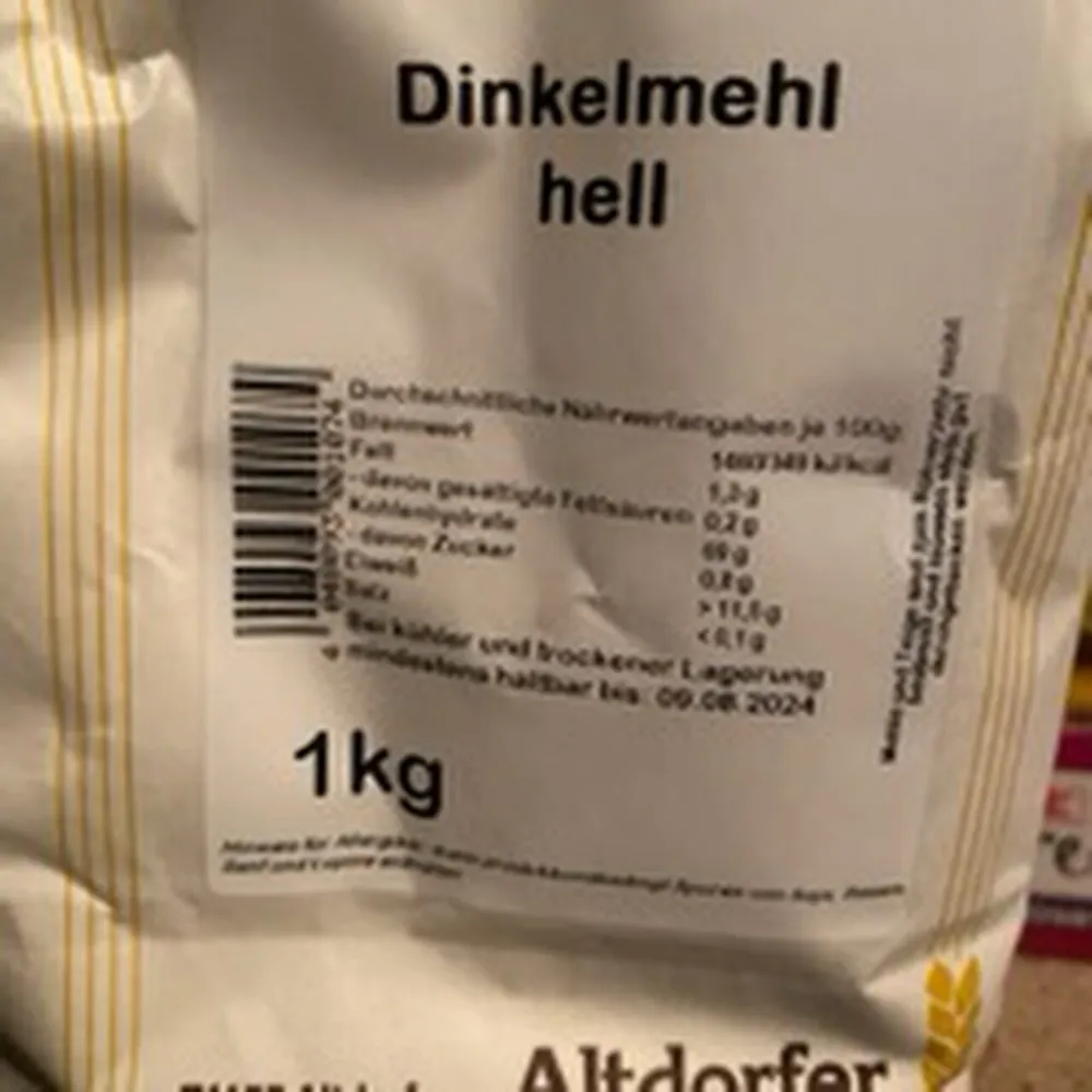 Dinkelmehl hell