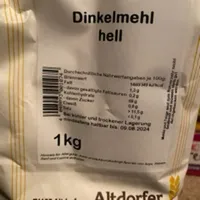 Dinkelmehl hell