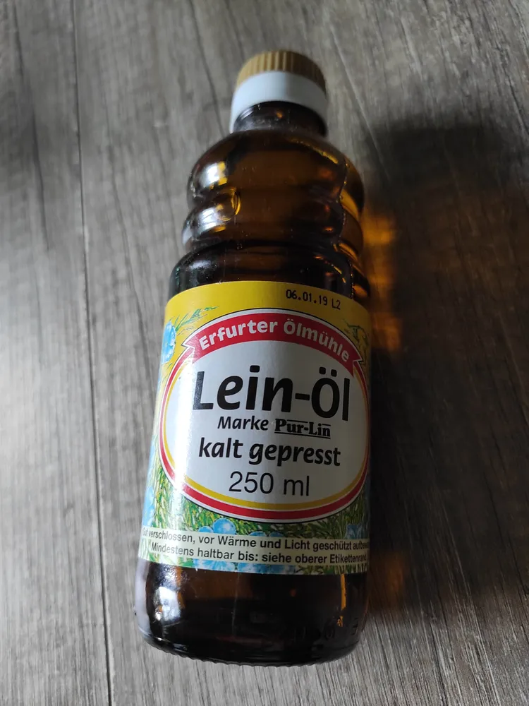 Lein-Öl kalt gepresst