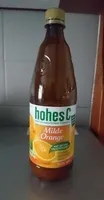 Hohes C Milde Orange , Mit Zartem Fruchtfleisch