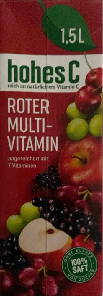 Roter multivitamin