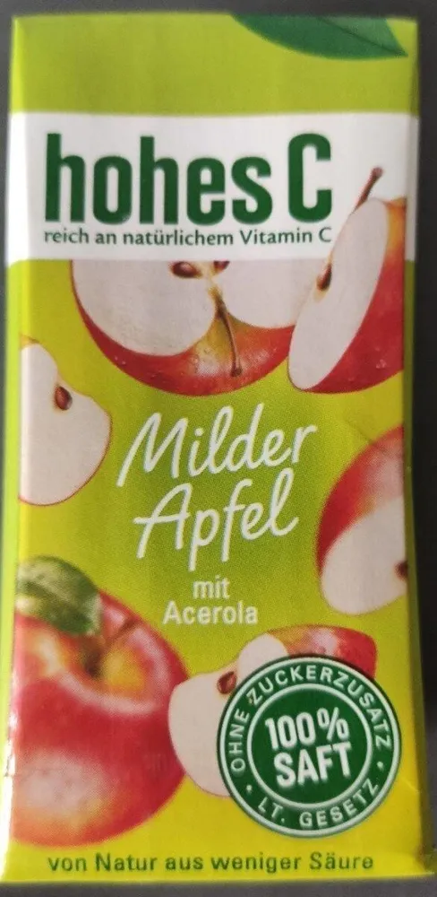 Hohes C milder Apfel