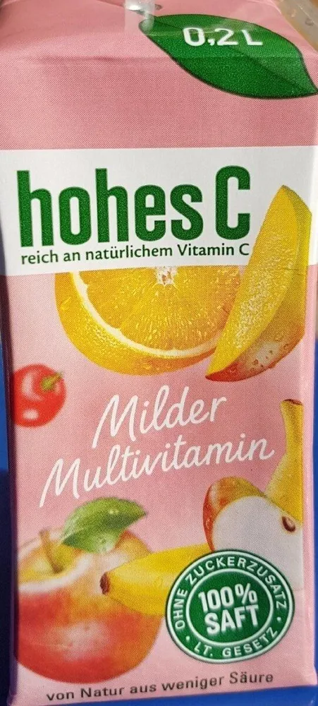 hohes C milder Multivitamin