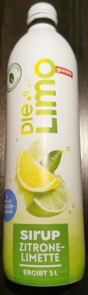 Die Limo Sirup Zitrone-Limette