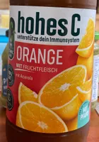 Orange mit Fruchtfleisch