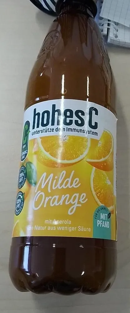 Hohes c milde orange