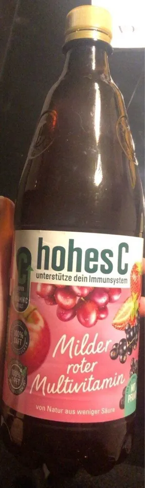 Milder roter Multivitamin