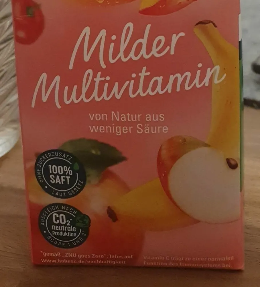 Milder Multivitaminsaft