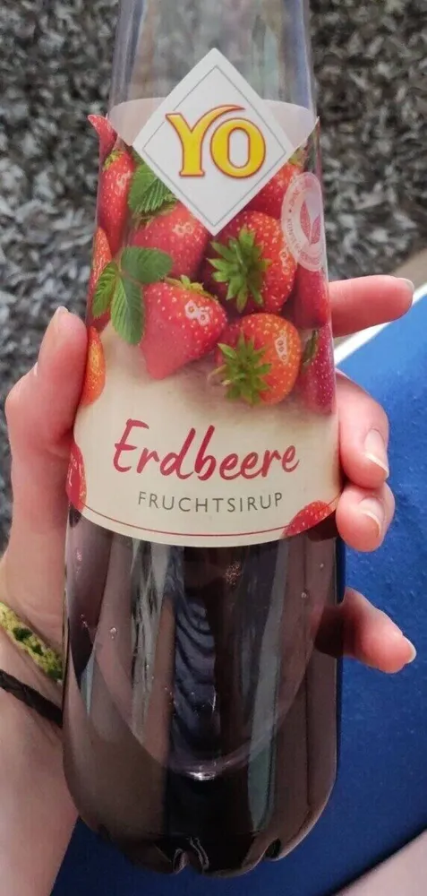 Erdbeere Fruchtsirup