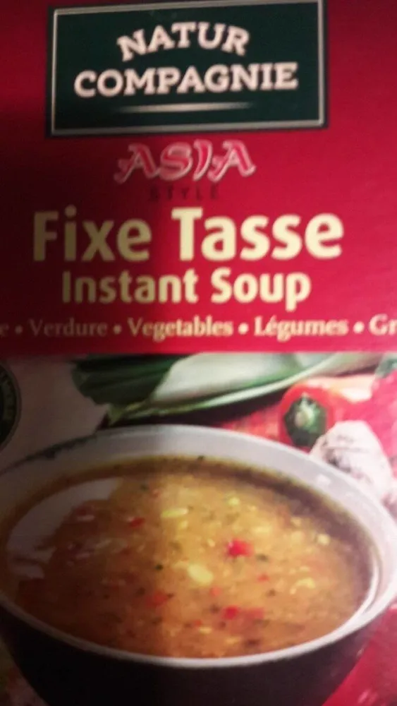 Fixe tasse - Soupe de légumes
