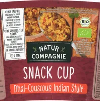 Snack Cup Dhal-Couscous Indian Style