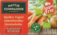 Caldo de verduras ecológico sin extracto de levadura,