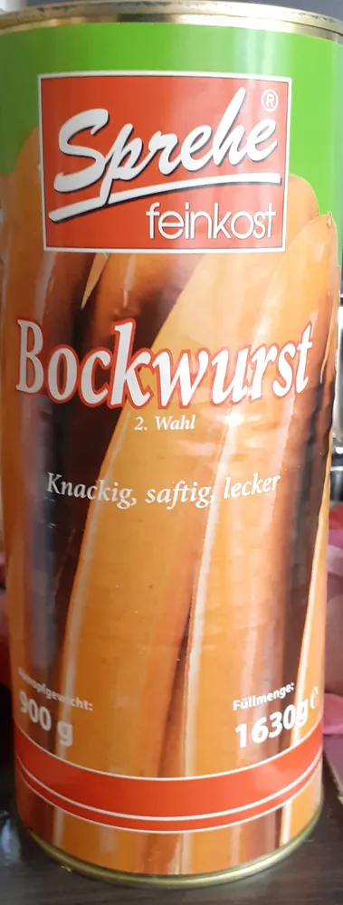 Bockwurst 2. Wahl