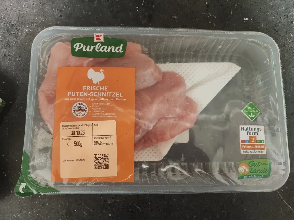 Frische Putenschnitzel
