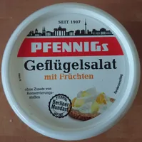 Geflügelsalat mit Früchten
