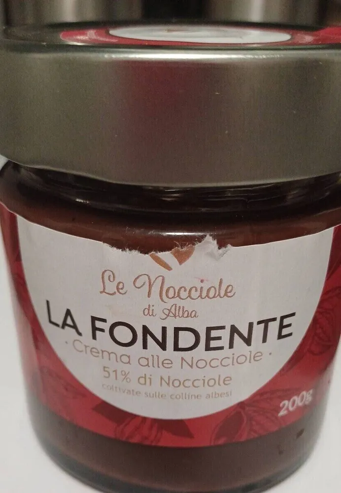 La Fondente crema  di nocciole