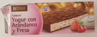 Turrón yogur con arándanos y fresa
